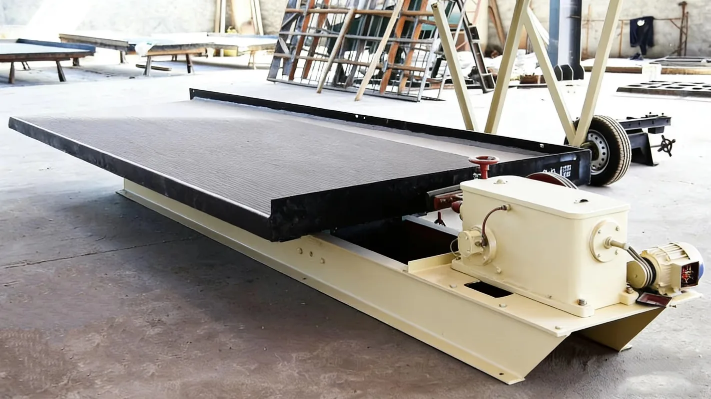 High Performance Gravity Concentration Shaking   Separator For Gold Ore Recovery Processing