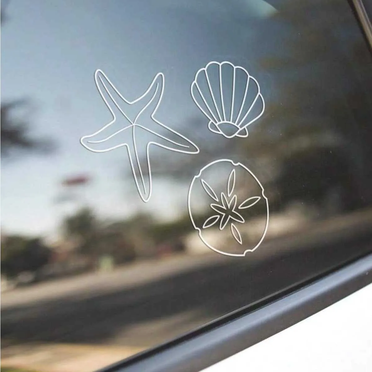 

Прозрачная наклейка в виде морской звезды, водонепроницаемая наклейка, подходит для автомобильных стекол, ноутбуков, кружек и других видов применения.