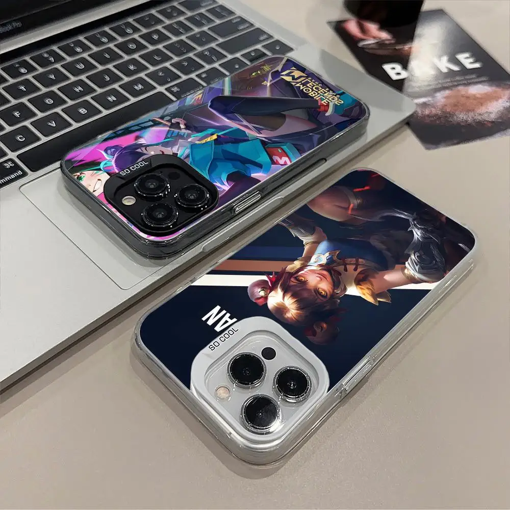

Mobile Legends Wanwan Phone Case for iPhone 17 16 15 14 13 12 11 X XR XS 8 7 Pro Max Plus Translucent Colour Protective Luxury
