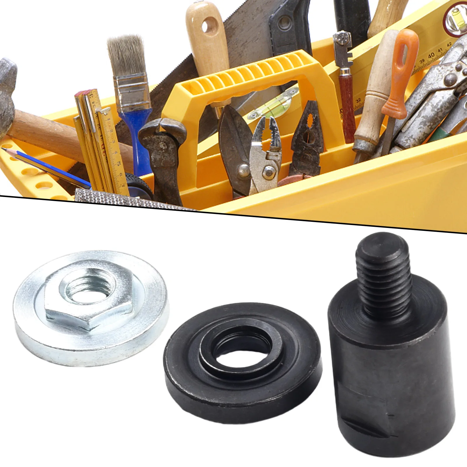 

3 Piece Angle Grinder Adapter Set with Converter and Platen for M14 to M10 Thread Conversion Enhance Your Tool's Versatility