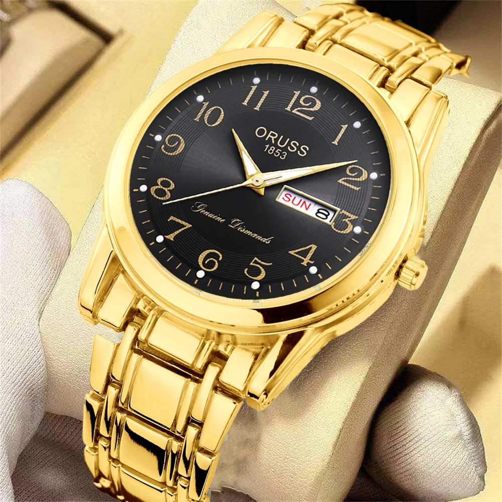 Men's watch personality gorgeous high-grade atmosphere class fashion all durable gentleman sports luxury men's watch