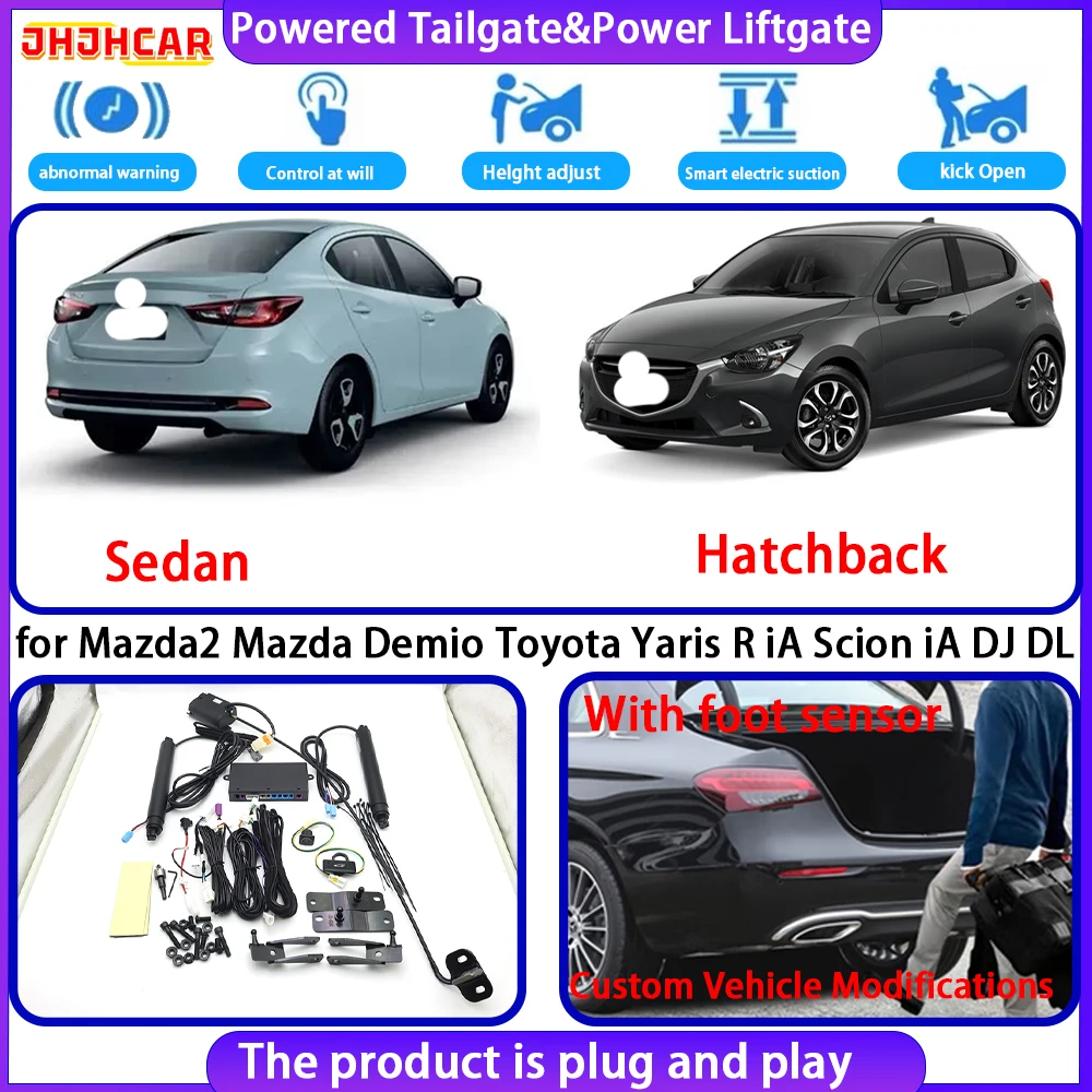 JHJHCAR for Mazda2 Mazda Demio Toyota Yaris R iA Scion iA DJ DL Smart Electric Powered Tailgate Power Liftgate Tailgate System