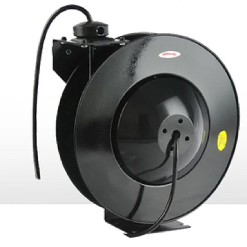 5X2.5--2X1.5 10M-30M Electric drum coil automatic retractable pipe high power socket pure copper cable coil