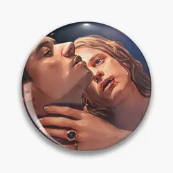 Interview With A Vampire Lestat And Loui Soft Button Pin Lapel Pin Creative Cartoon Brooch Jewelry Collar Funny Cute Gift Metal
