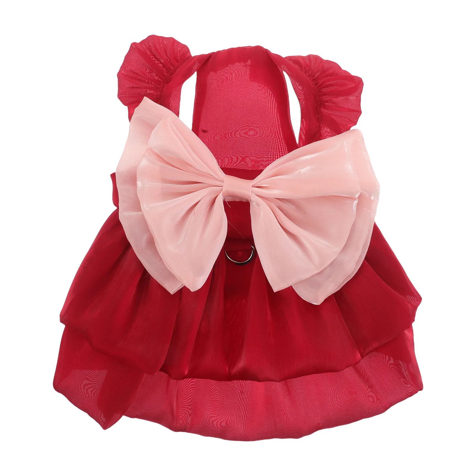 

Cute Dog Princess Dress for Small Girl Dogs Luxurious Tulle Pet Skirt with Bow Detail Fancy Outfit for Weddings Parties Daily