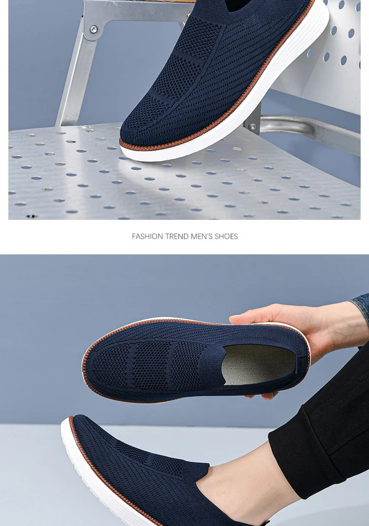 Frühling und Herbst Neue Atmungsaktive Freizeitschuhe Herrenschuhe Weiche Sohle Leichte und Bequeme Mesh-Schuhe – Detail 18