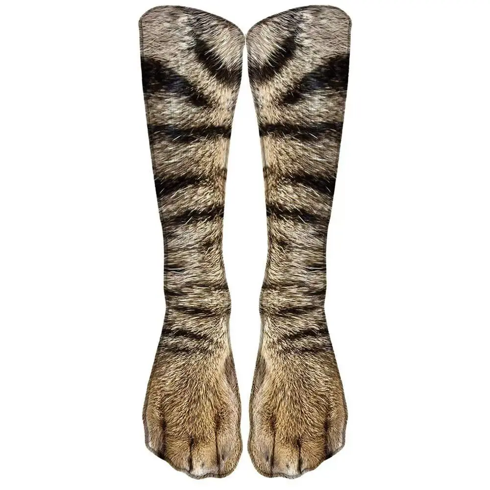 

2025 Animal Foot Hoof Socks Adult Cat Paw Simulation Socks Stroking Cats Artifact Funny Socks