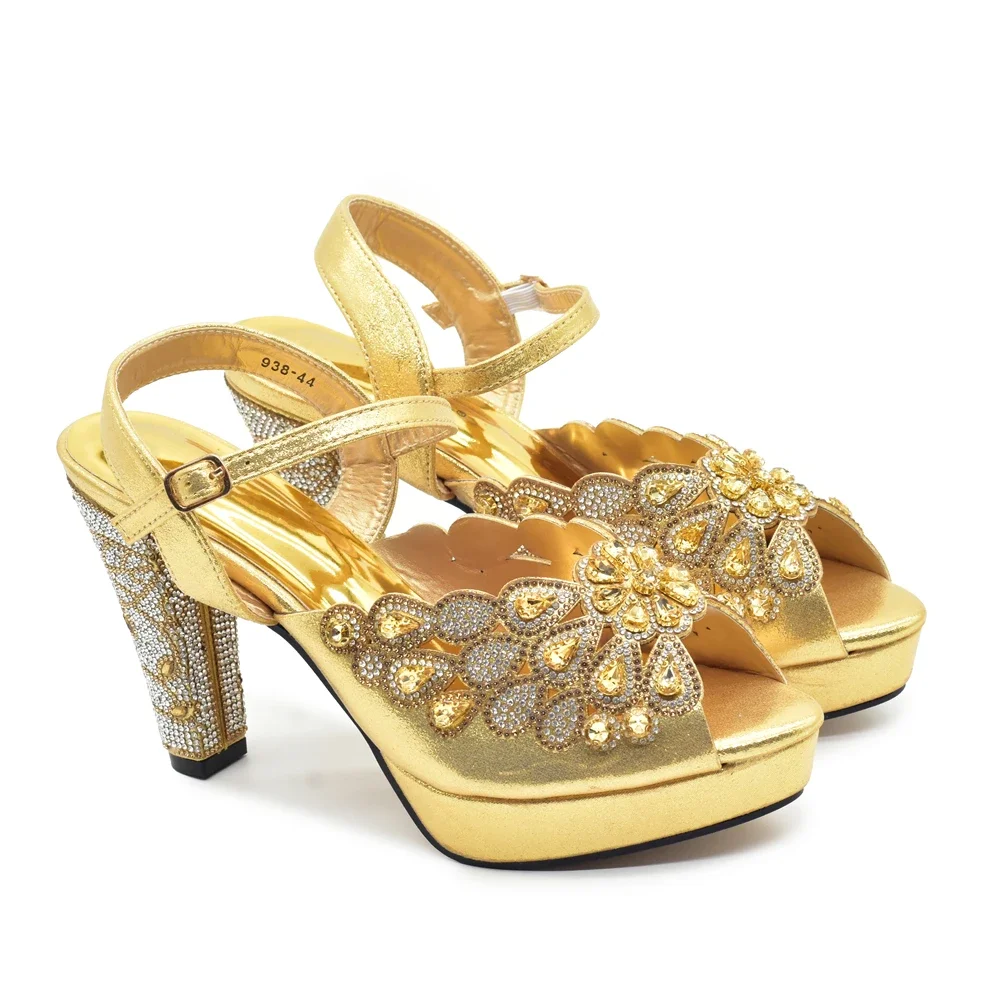 Exquisite Women Shoes Sparkling Diamonds Peep Toe Design Elegant Party Ladies High Heels Rhinestone Elegant Heeled Pumps