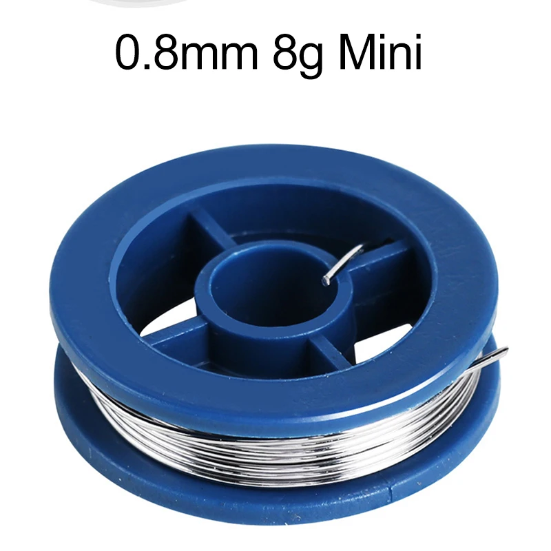 8/50/100/200G บัดกรีลวดเชื่อมความบริสุทธิ์สูงต่ำ Fusion Spot 0.6 0.8 1.0มม.Rosin Soldering ลวด No-Clean ดีบุก BGA เชื่อม