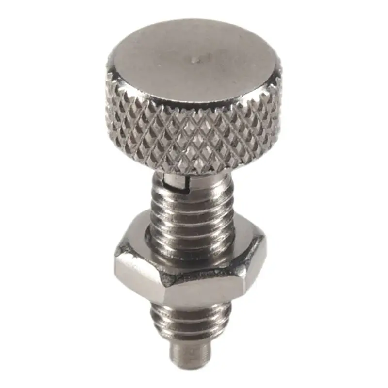 N04R Hand Retractable Spring Plunger With Knurled Handle Stainless Steel Lock-Out M6 Type Release Pins For Rolling Toolbox