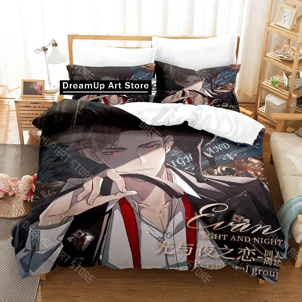 3D Print Light and Night Charlie Bedding Set for Boys Girls Duvet Cover Twin Queen King Full Single Double Sizes