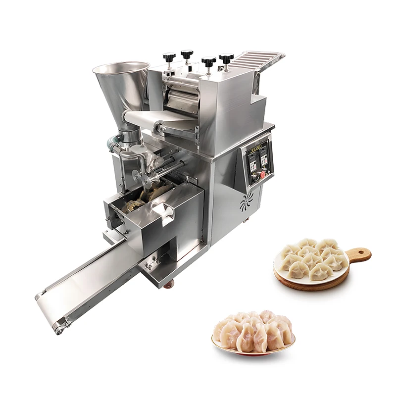 Fotografia 3: Máquina Manual de Fazer Dumplings Chineses em Aço Inoxidável, Pequena e Automática para Uso Doméstico