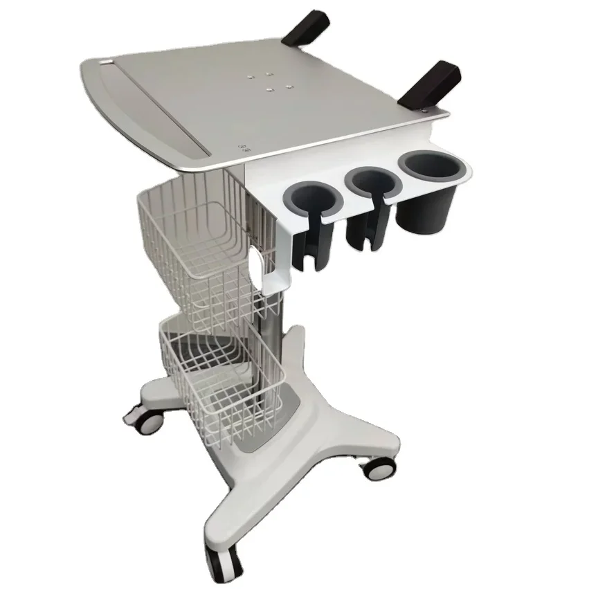 ultrasound machine trolley color doppler ultrasound system adjustable height ultrasound cart trolley