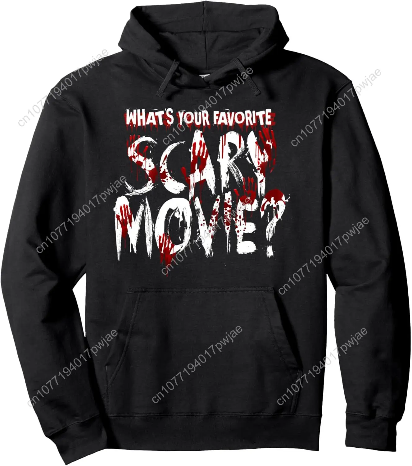 

What's Your Favorite Scary Movie Horror Film Pullover Hoodie