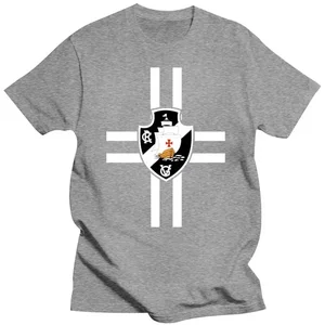 Black Men's T -shirt, patterned t -shirt, short sleeve, casual, amazing cotton, large graphic shirts, 4xl, new, 2022 10 Main Sales Vasco da Gama shirt - №2