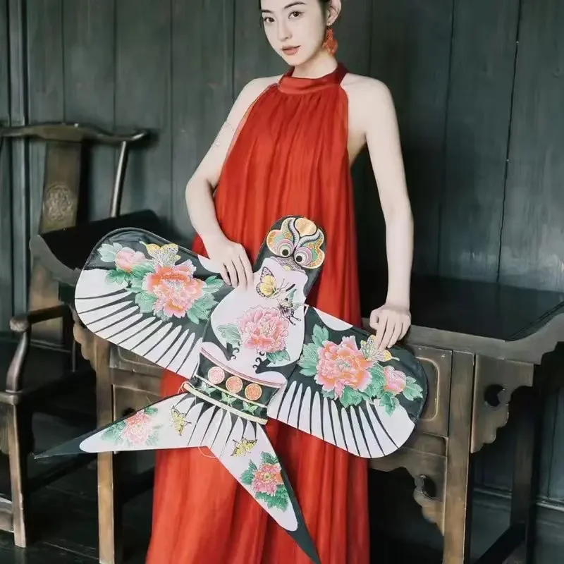 Kite pastagem kite crianças adulto engolir sem corda voar pipas guingão pendurar palco mostrar fotografia decoração diversão brinquedos esportivos