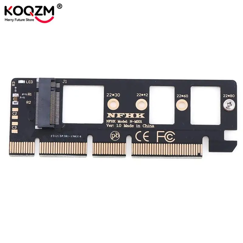 NGFF M Key M.2 NVME AHCI SSD To PCI-E PCI Express 3.0 16x x4 Adapter Riser Card Converter For XP941 SM951 PM951 A110 SSD
