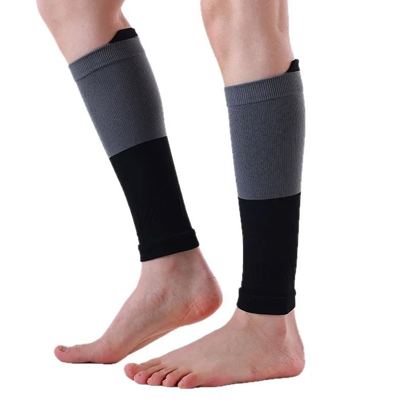 3 paia di calzini sportivi a compressione in nylon, colore brillante, protezione per le gambe e la caviglia, per calcio, basket, corsa, escursionismo, ciclismo, yoga