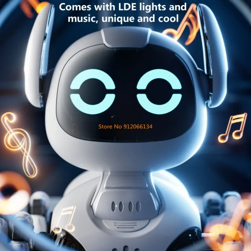 4WD Dual Mode Drift Racing RC Robot Dog Toys 360° Eight Wheel Stunt Gesture Sensing Lighting Music Remote Control Robot Dog Toys