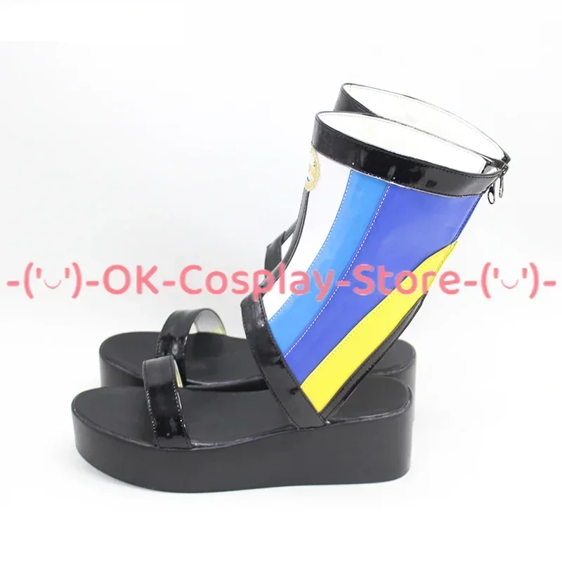 [Customized] FGO Tomoe Gozen Cosplay Shoe Game Fate Grand Order Anime Roleplay Props Halloween Carnival Party PU Leather Boots