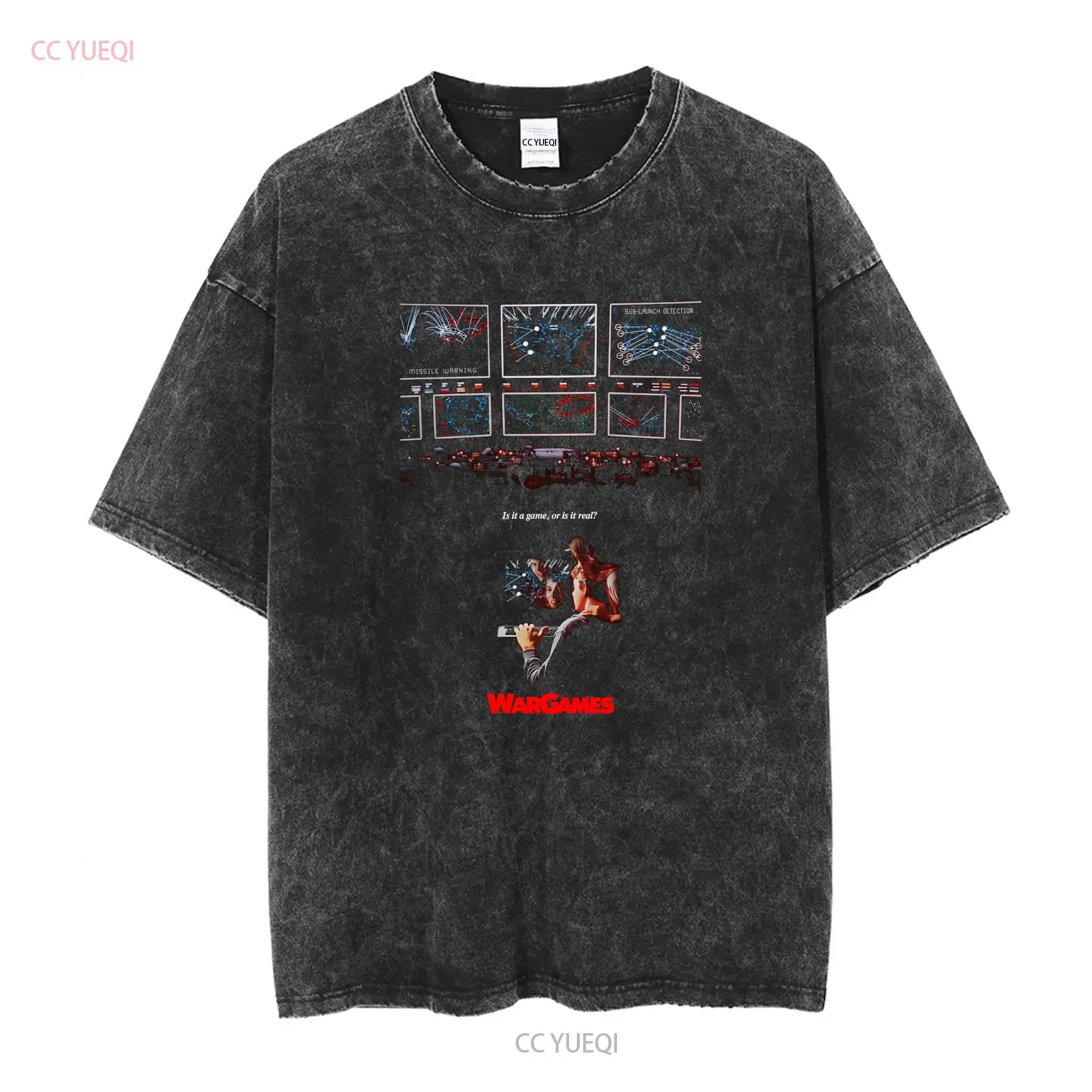 WarGames Movie T Shirt 80s Retro Vintage Film All Sizes S 5XL vintage Washed Unisex Breathable designer clothes Stretched