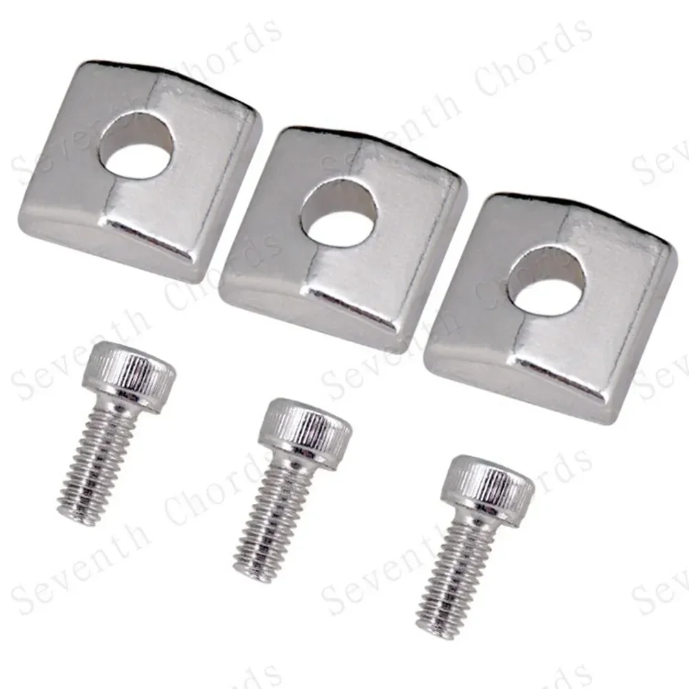 3 Set Electric Guitar Tremolo Locking Nut Block Clamp Screws Guitar Tremolo Bridge Strings Locking System For Floyd Rose