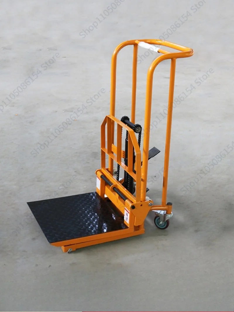 Hydraulic Forklift Unloading Artifact Small Forklift Manual Small Household Lift Miniature Lift Stacker