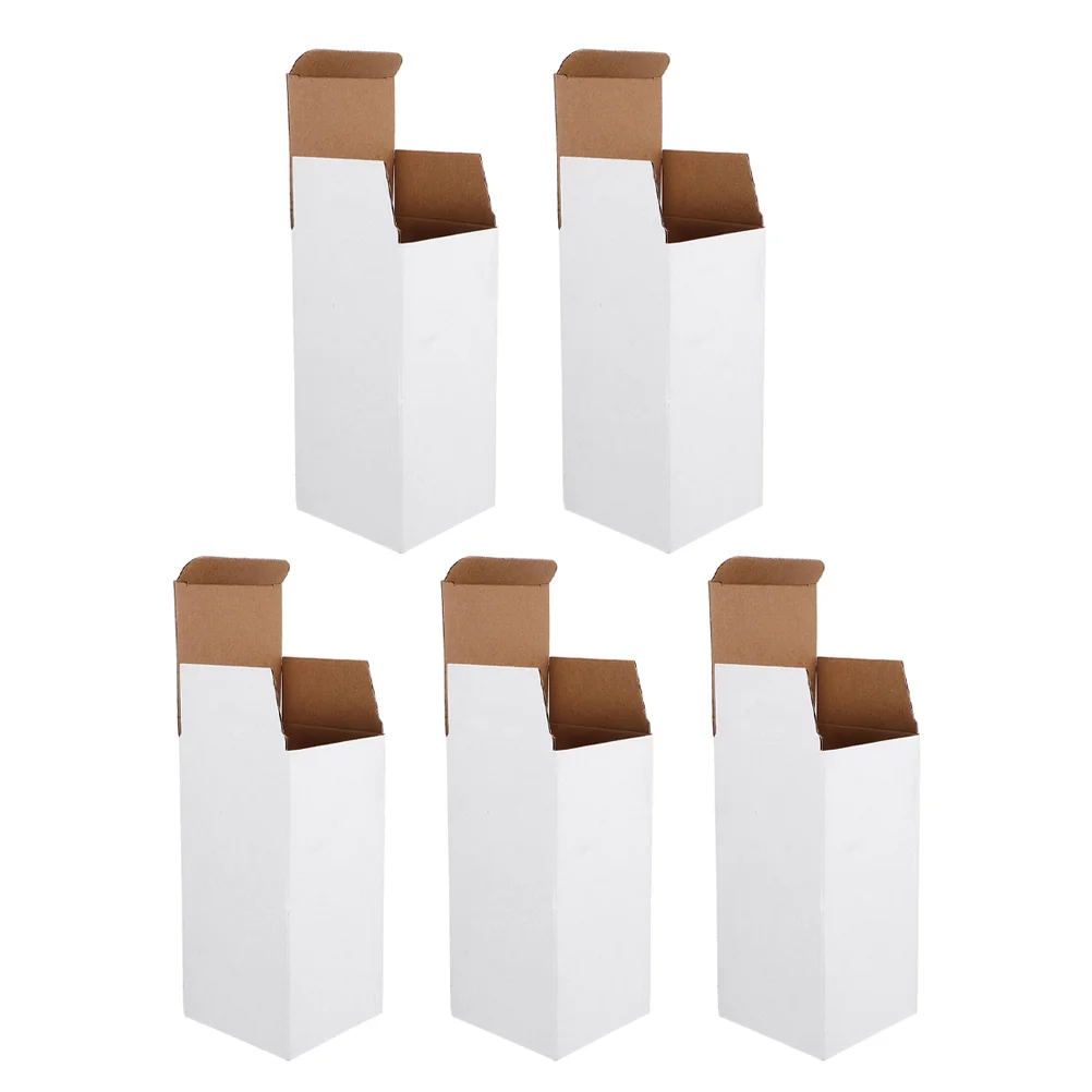 

5pcs Packaging Boxes Corrugated Paper Heavy Duty Storage Shipping Mailing Box For Moving Bottles Carton Organizer Box