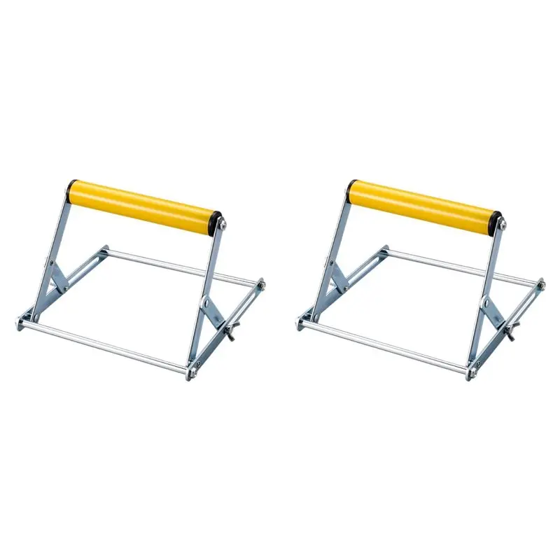 ABFS 2X Adjustable Height Table Saw Roller-Stand Attachment,Cutting Machine Miter Saw Roller Support Stand