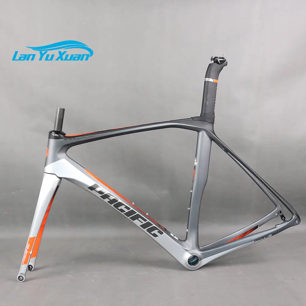 PACIFIC Frame Cycling bicycle disc brake bike carbon frame Bicycle Frameset road bicycle parts T1000 frame custom paint TT-X29