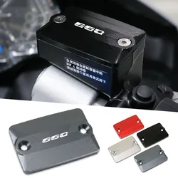 Motorcycle Front Brake Fluid Reservoir Oil Cup Cap Master Cylinder Cover For Daytona 660 For Trident 660 For Tiger Sport 660