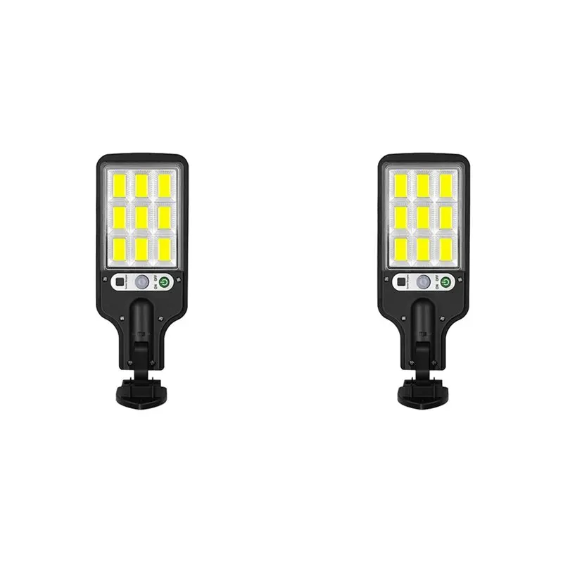 A98E-2X Solar Street Lamp Human Body Infrared Light Control Induction Lamp Waterproof Grade IP65