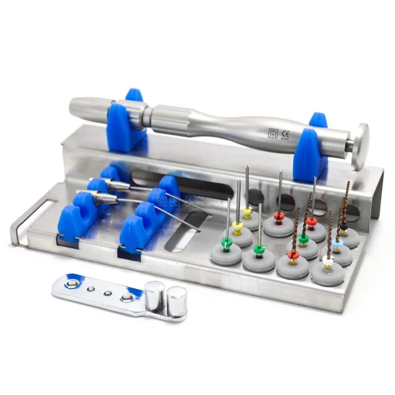 Kit de sistema de eliminación de archivos Endo de endodoncia Dental/juego de instrumentos de eliminación de archivos rotos Endo Extractor de archivos de conducto radicular para clínica