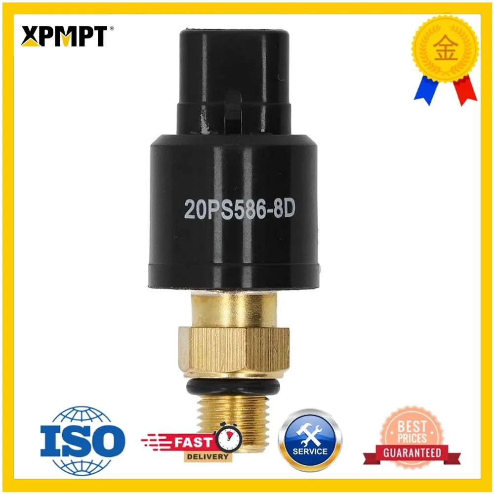 For Hitachi EX200 2 EX200 3 Pressure Switch Brass High Accuracy Sensitive Sensor Sturdy Replacement for Excavator Maintenance