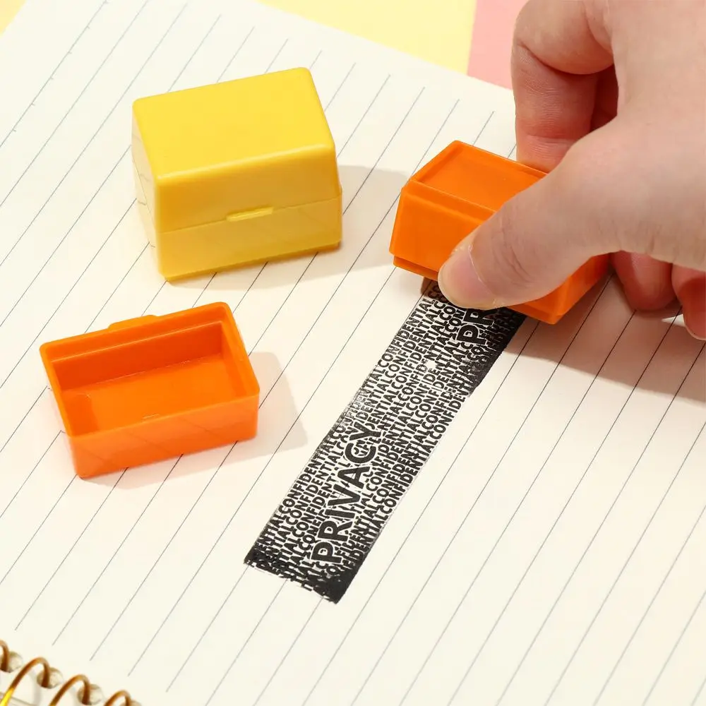 اللوازم المكتبية العملية حماية أداة الحرس معرف رمز فوضوي ختم الأمن ختم سري التحبير الذاتي مزيل المعلومات