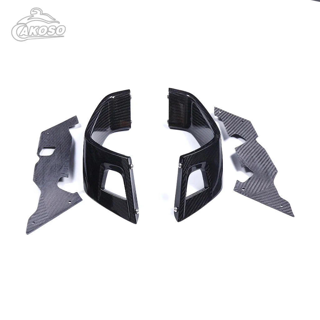 For Kawasaki Ninja ZX10R 2021-2022 Dry carbon fibe motorcycle shell accessories Winglets 3K Twill weave glossy