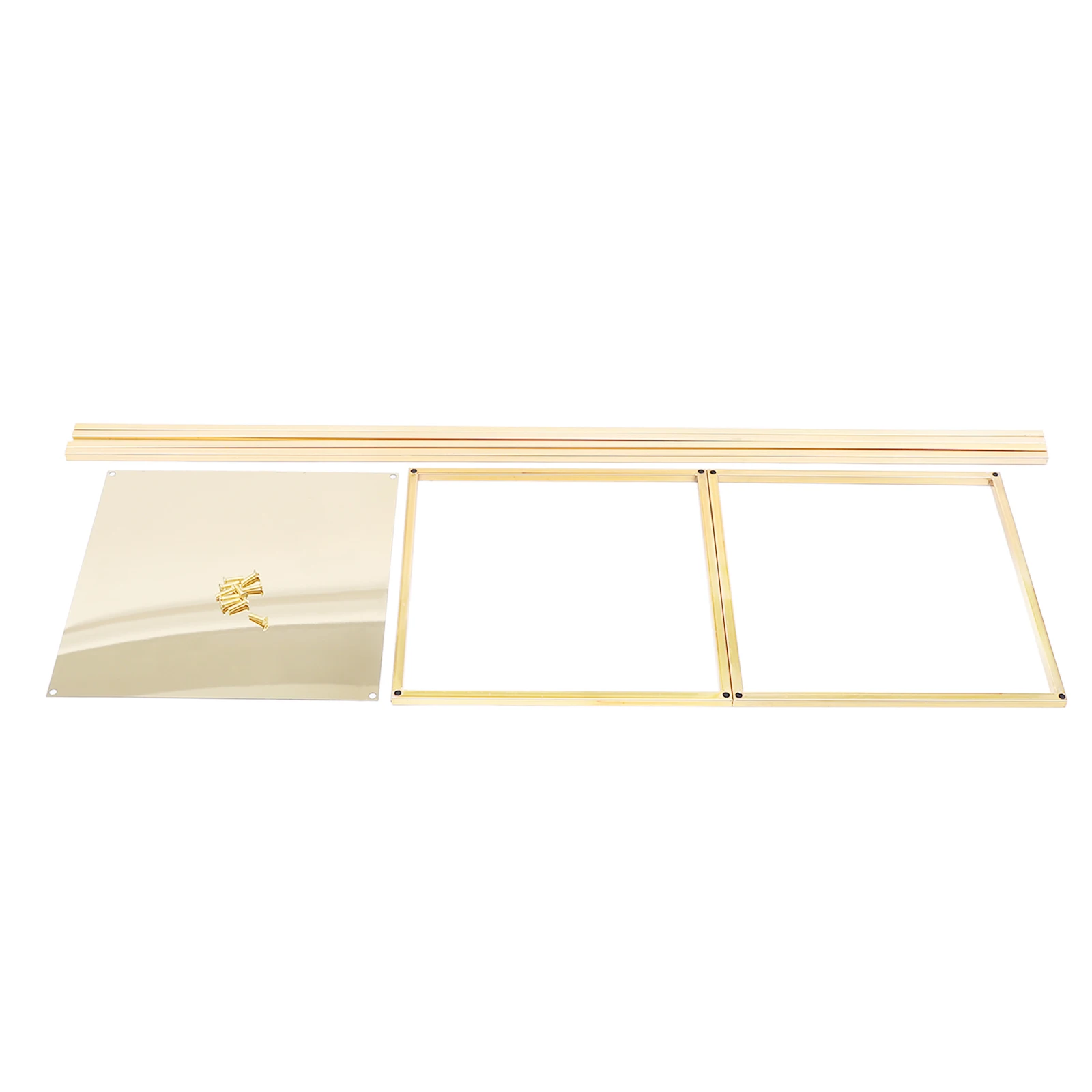 29*29*100cm Gold Flower Floor Stand Metal Column Flower Stand Flower Arrangement For Wedding Party Dinner Centerpiece