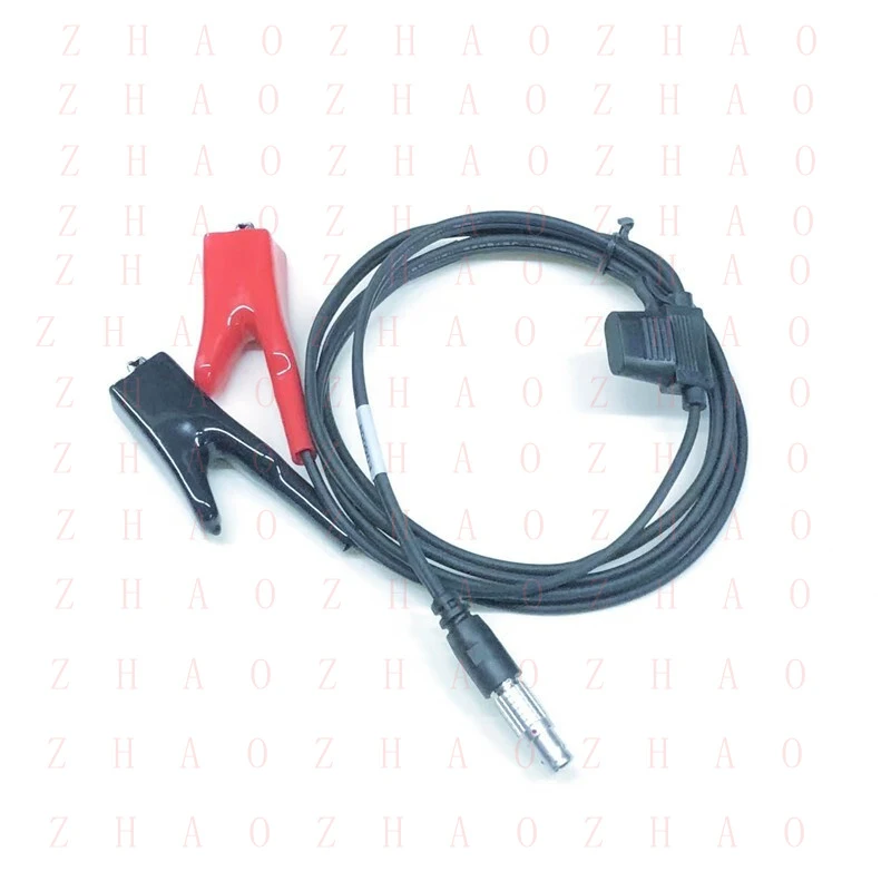 L+ GEOMAX GNSS GPS POWER CABLE ,10pins to alligator clips,for Zenith 15/25/45