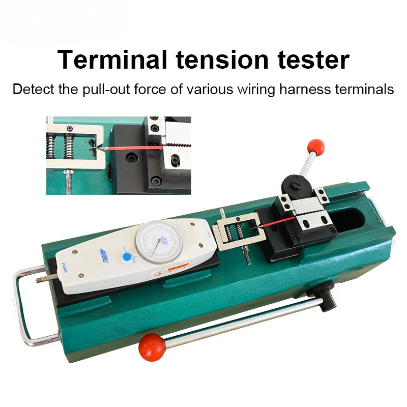 Horizontal terminal tension tester pull out force detect tool wire harness terminal testing tool 10-50KG tensile force