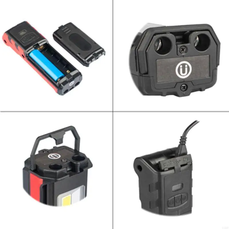 63HF COB LED Working Light With Base & Hook USB Rechargeable