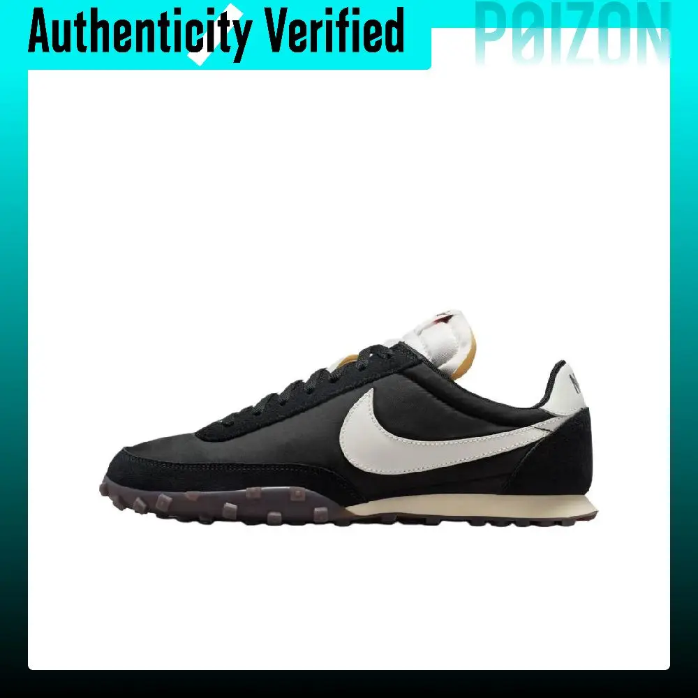Nike Waffle Racer Casual Shoes Men's Black White IM8658-001