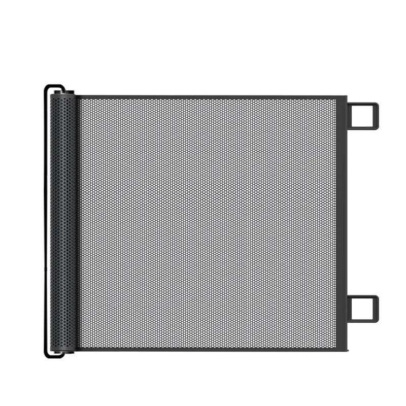 Automatic Retractable Pet Gate Barrier Dog Cat Enclosure Indoor Stairway Corridor Isolation Net No-Drill Safety Net Barrier