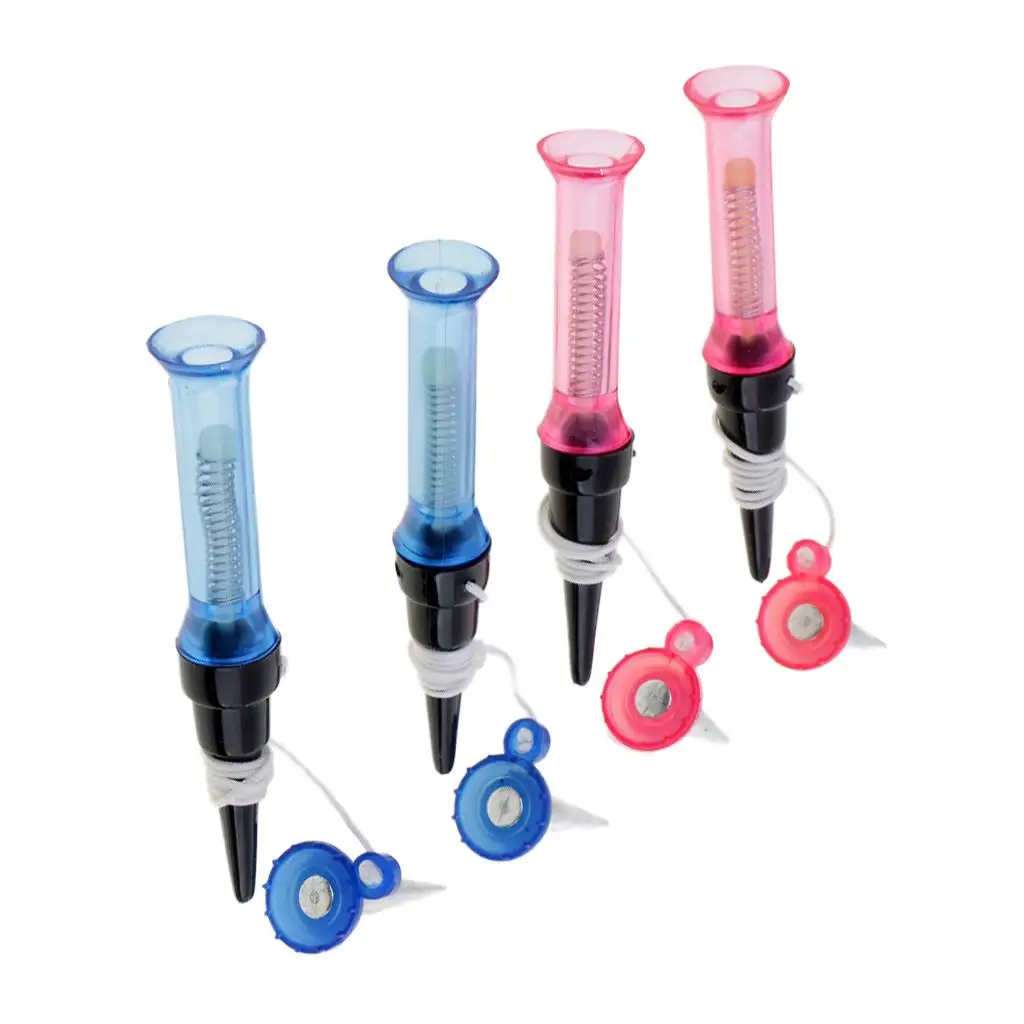 Flexible Spring Loaded Golf Tees Plastic Anti-loss Golf Accessories for Golf Game Practice and