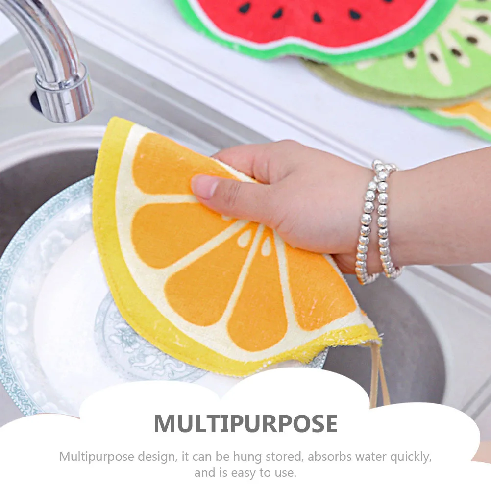 

4pcs Hanging Hand Towels Quick Dry Absorbent Kitchen Bathroom Travel Towel Small Reusable Wipe For Home Outdoor