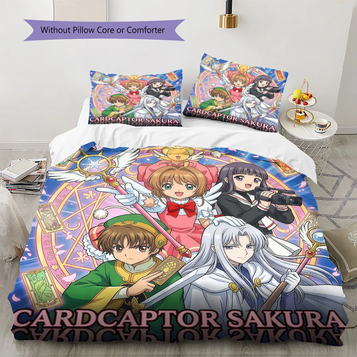 Cardcaptor Sakura Comfor Duvet Cover Child's Bedding Set,Extra Large Size Ideal Gift Various Sizes Available -HE160