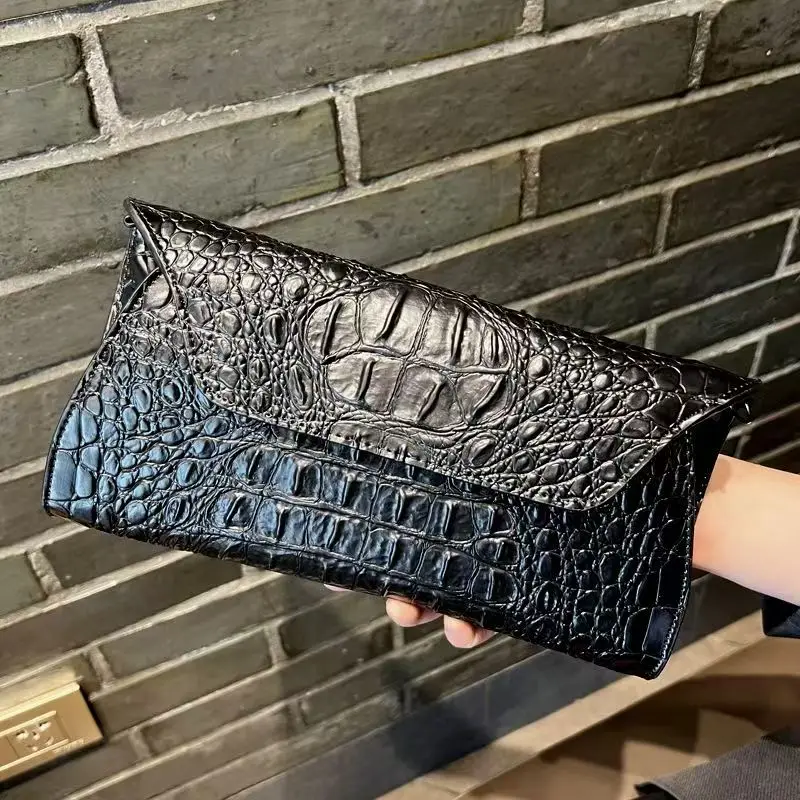 2027 Fashion Alligator Pattern Cow Genuine Leather Women Long Wallet Female Luxury Organizer Clutch Girl Lady Gift Cash Purse