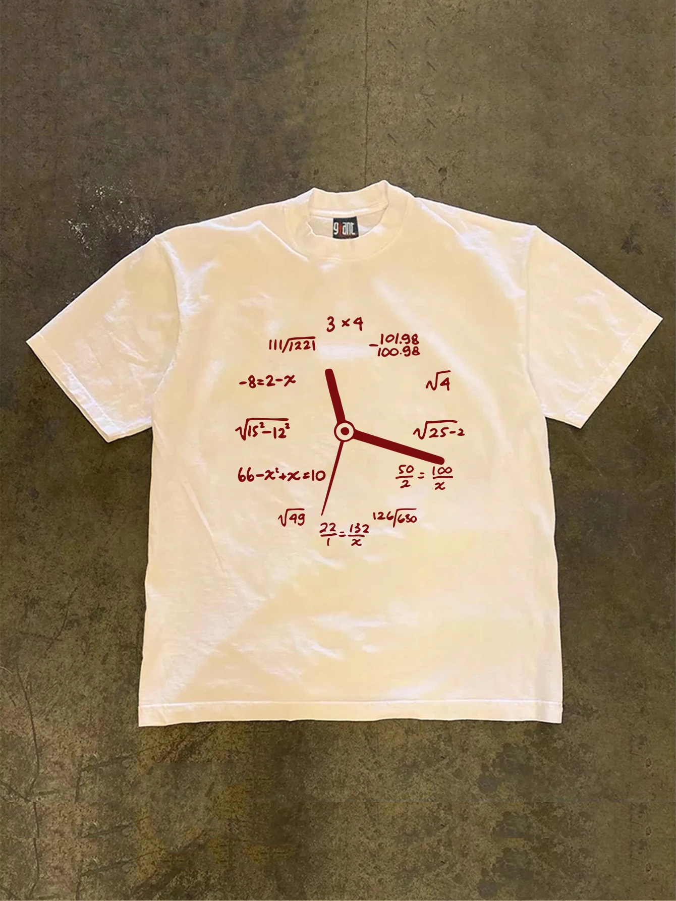Fun Creative Pattern Round Neck New Model personality Clothes Oversized Unisex T-shirt Fashion Hip Hop Street Trendy Cotton soft