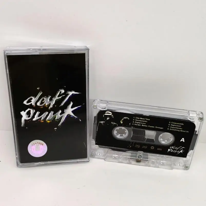 Daft Punk Music Magnetic Tape Discovery Album Cassettes Cosplay Walkman Recorder Car Soundtracks Box Party Music Collection Gift