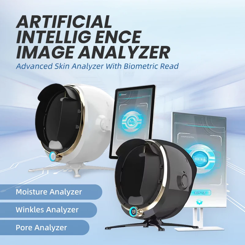 Sortie d'usine AI Magic 3D miroir système d'analyse du visage testeur de peau analyseur Scanner Machine d'analyse de la peau du visage analyseur de peau