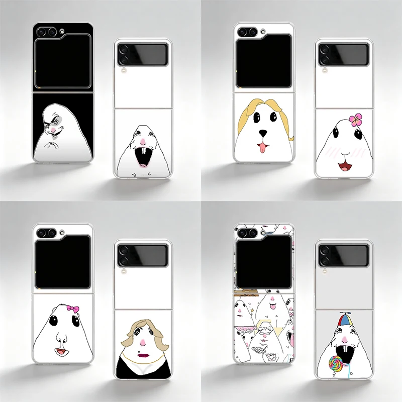 Ultra Bizarre Abstract Hamster Phone Case For Samsung Z Flip7 4 3 2 5 6 Flip8 Galaxy Z Fold 8 Ultra Fold5 4 3 6 7 Fold Special T